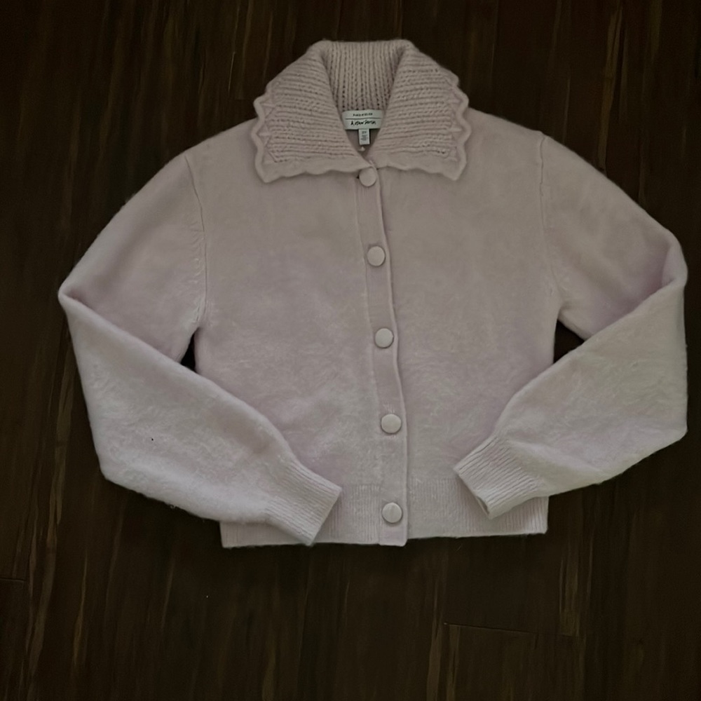 Button up collared sweater